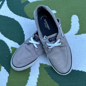 Women’s Sperry size 9 gray canvas shoes